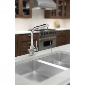 Смеситель для кухни 2 в 1 АКВАФОР С126 матовый