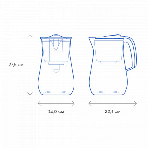 Фильтр-кувшин Аквафор Прованс А5 + комплект сменных модулей А5 (2 шт.)