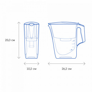 Фильтр-кувшин Аквафор Ультра с флип-флоп крышкой
