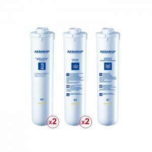 Комплект сменных модулей для Аквафор ОСМО-Кристалл 50 исп.4 на год (без мембраны)